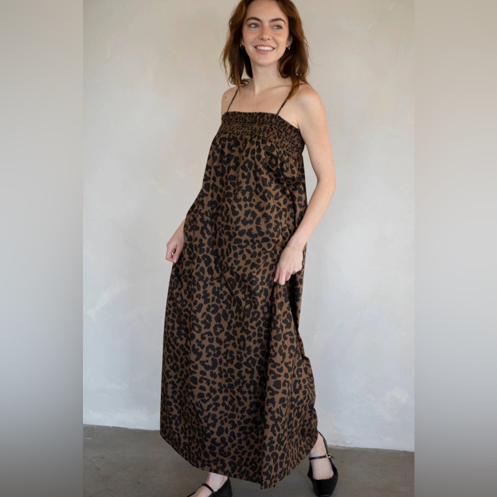 Things Between Animal Print Maxi Dress